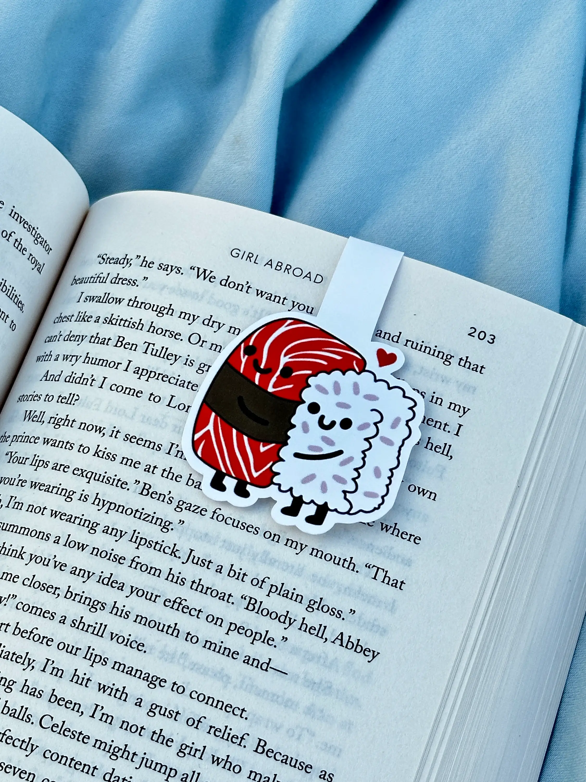 Tally Plant Club - Wholesale Bookmark - Sushi Sashimi Rice Magnetic Bookmark1