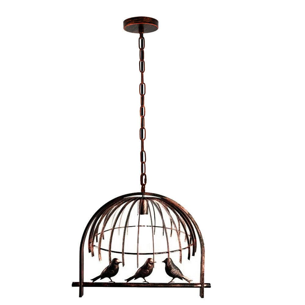 Ledsone – wholesale Chandelier/hanging light – Industrial Bird Cage Ceiling Chandelier Loft Pendant Light ~31511
