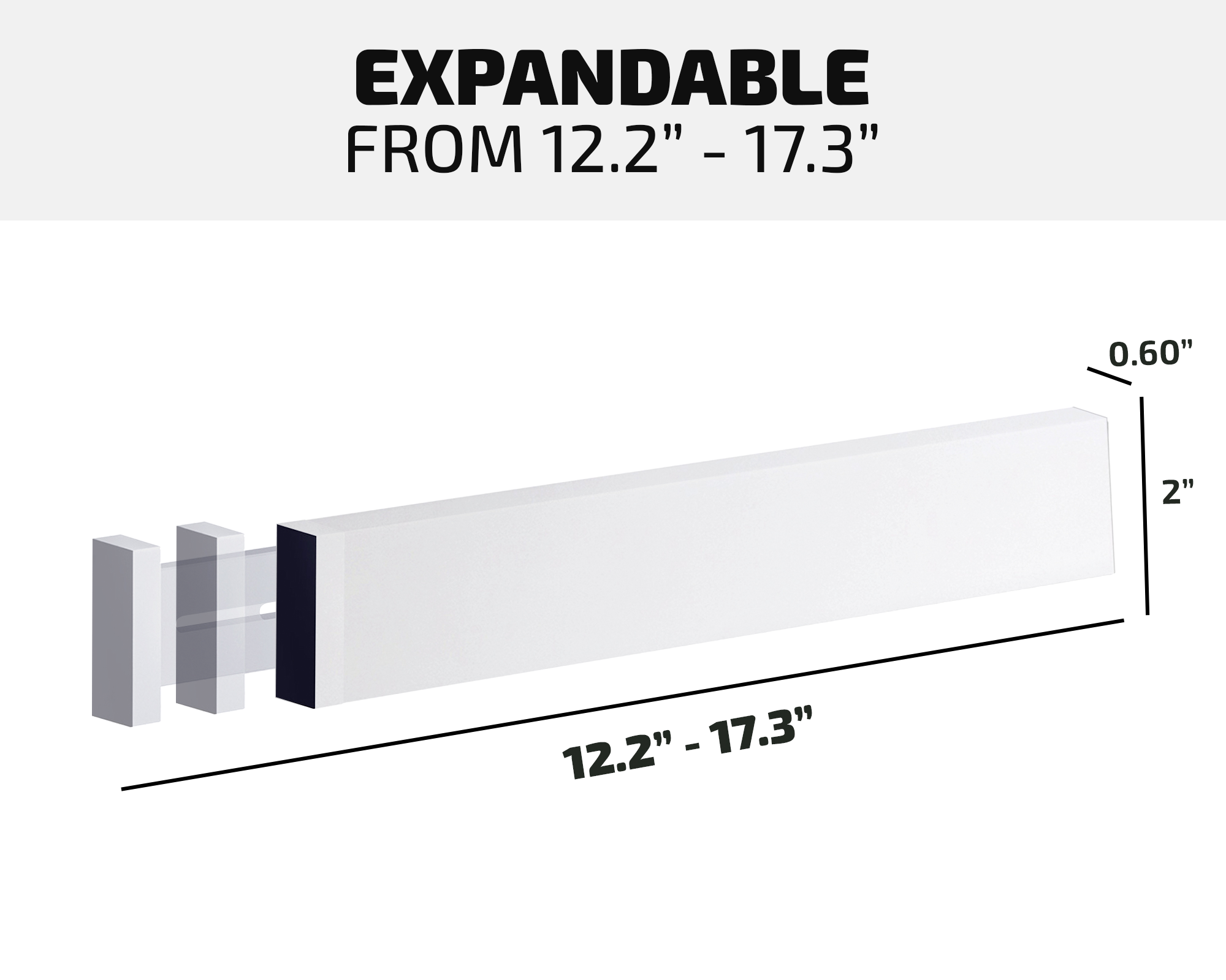 Bambusi - Wholesale Drawer Organizer - Bamboo Drawer Dividers, Adjustable, 4-Pack (White)5