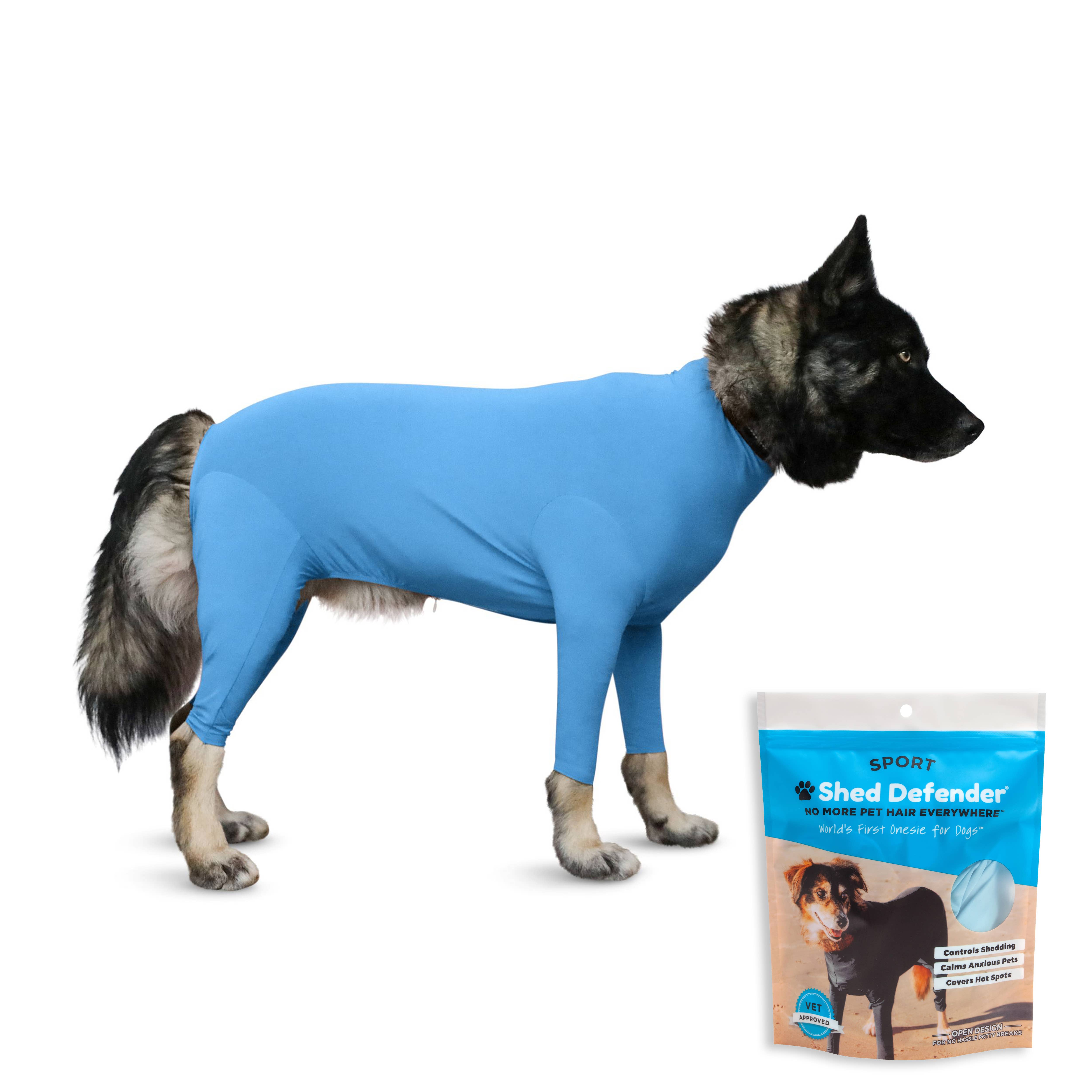 Shed Defender - Wholesale Pet Bodysuit - Cat/Dog - Shed Defender® Sport Dog Onesie - Shedding Bodysuit17