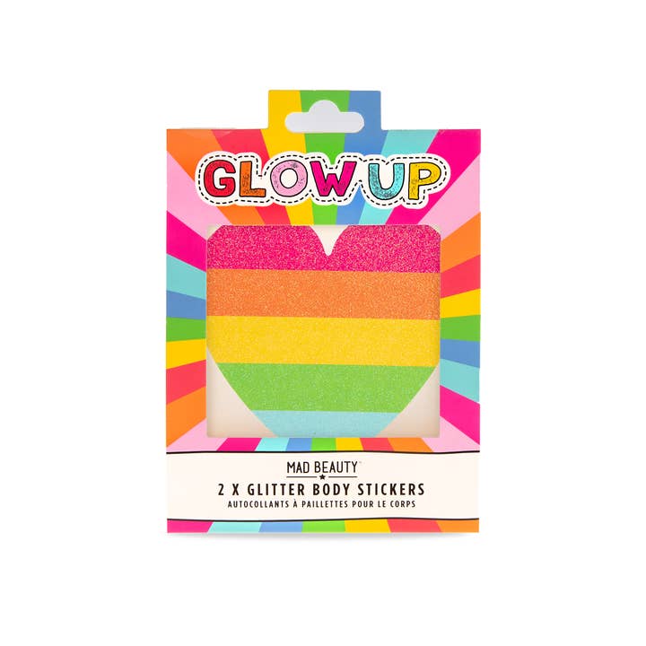 Mad Beauty USA LLC - Wholesale Body Glitter/Shimmer - Mad Beauty Rainbow Glitter Body Stickers