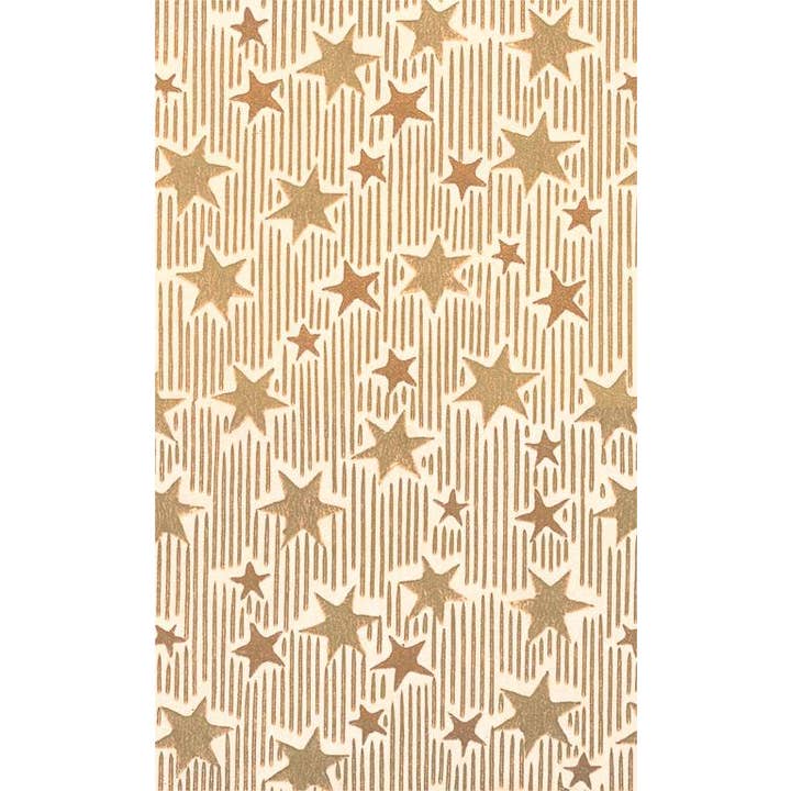 Postcard DA-753 Gold Stars and Stripes Wallpaper for wholesale by Found Image Press