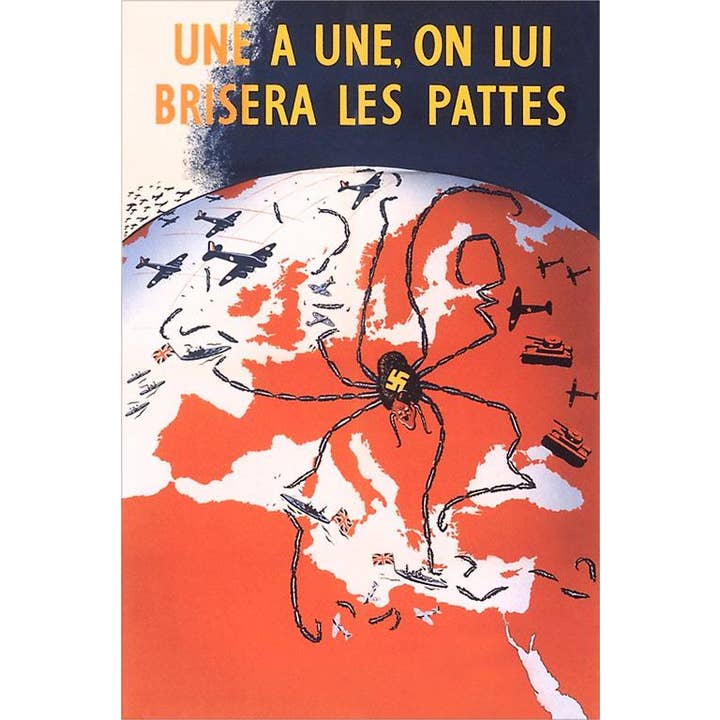 Found Image Press - Venta al por mayor Conjunto de papelería y tarjetas - Tarjeta de felicitación PO-292 Cartel de propaganda francés
