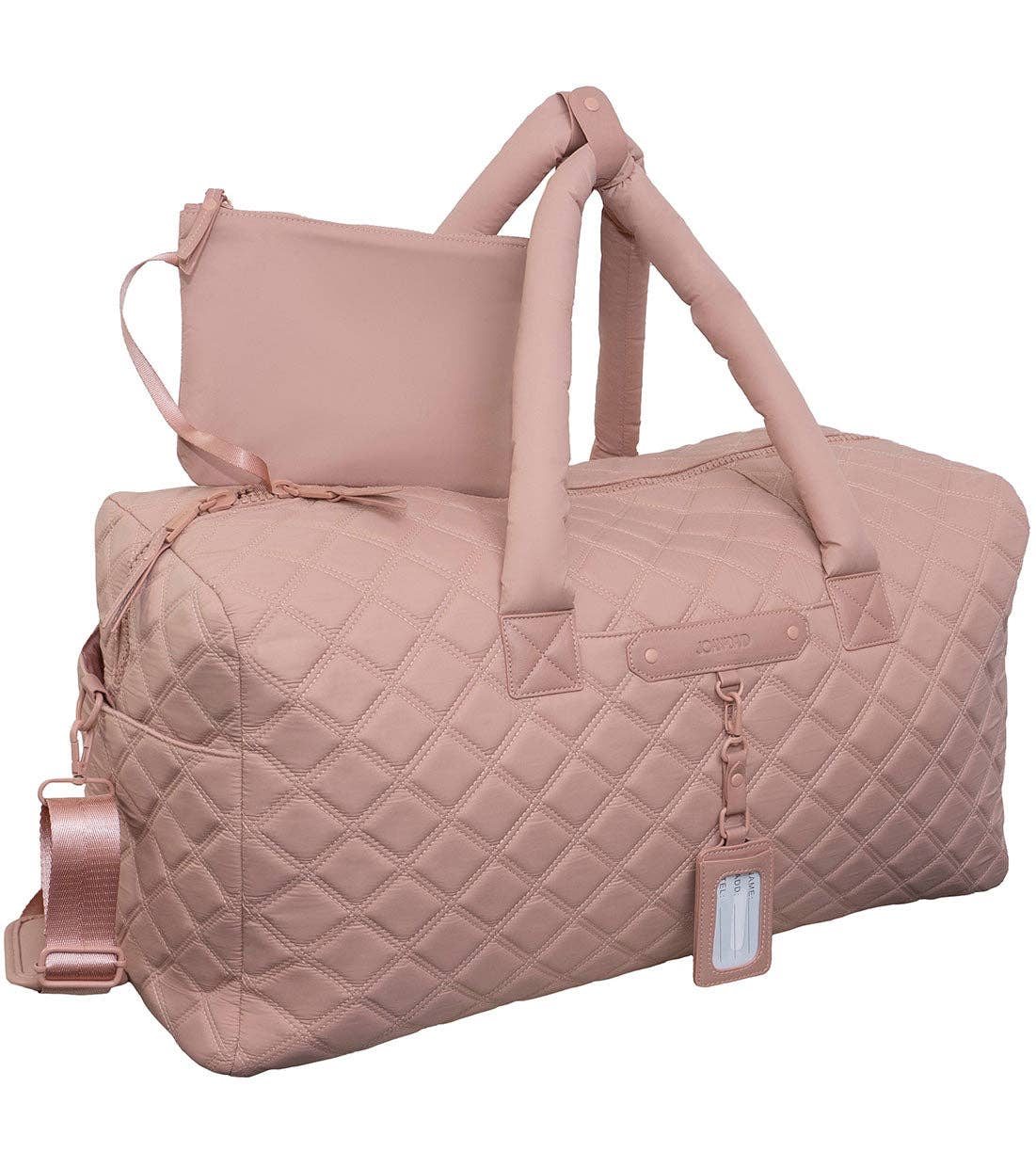 Magid – Saco de viagem - Mulher por atacado – Bolsa de bagagem Joan & David de 22 polegadas acolchoada com pára-quedas acolchoada de diamante com etiqueta de nylon19