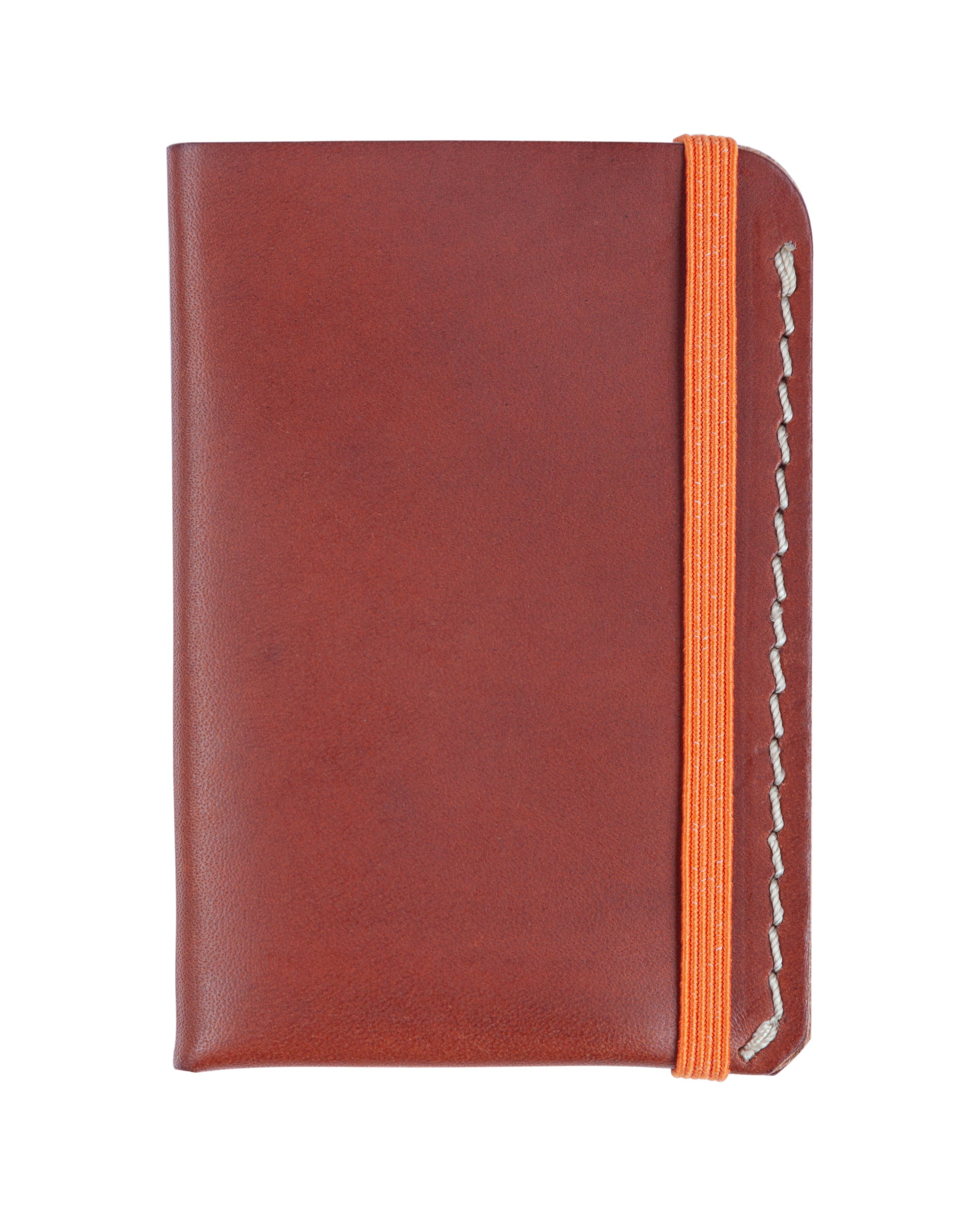 Cognac leather card holder for wholesale on Faire1