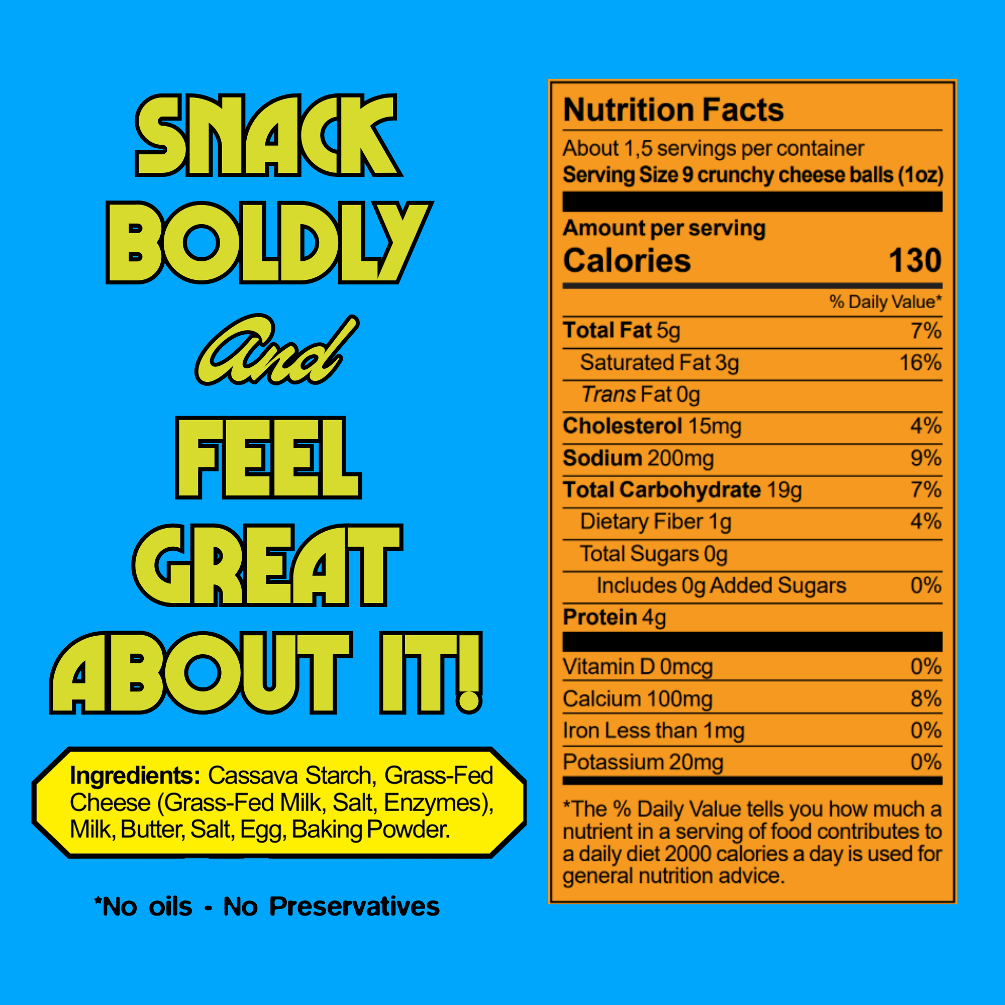 Cassavida - Wholesale Puffed Snack - Cassavida Crunchy Cheese Bites – Gluten-Free Cassava Snack1