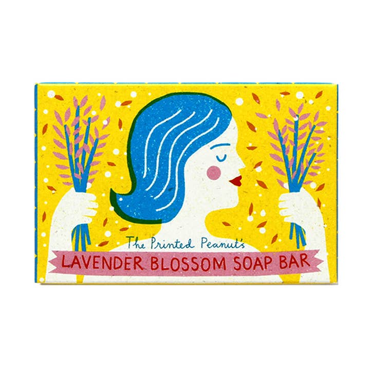 The Printed Peanut Homeware & Stationery - Vendita all'ingrosso Saponette - Saponetta Artigianale Naturale ai Fiori di Lavanda0