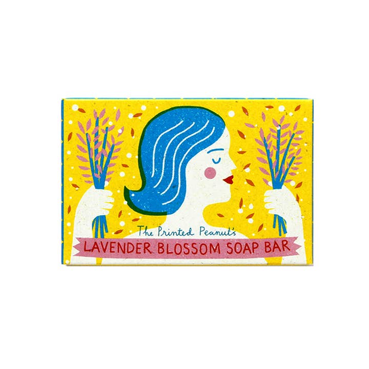 Lavender Blossom Natural Handmade Soap Bar for wholesale by The Printed Peanut Homeware & Stationery