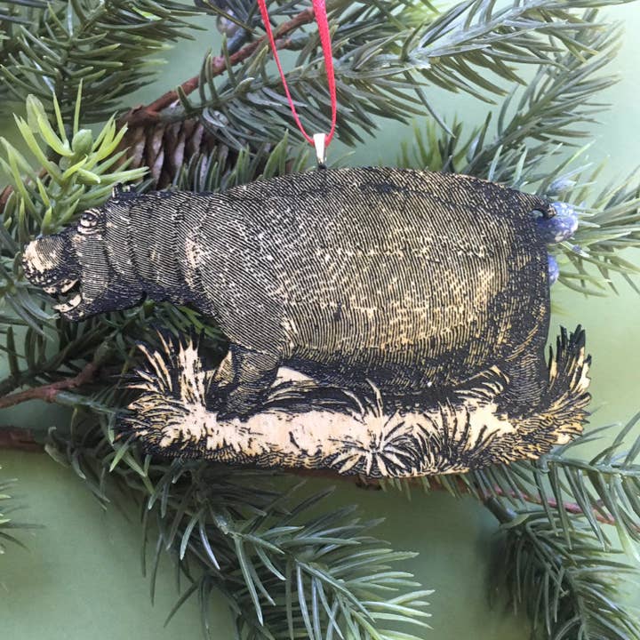 Toad Hill Farm - Wholesale Ornament - Hippo Ornament