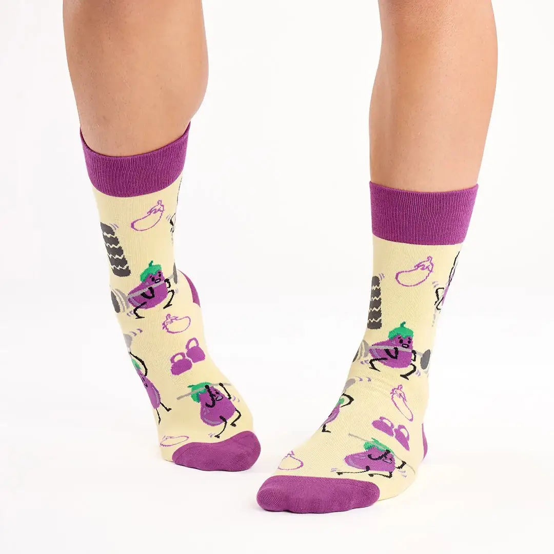 KYLIE CRAZY - Vendita all'ingrosso Calzini - Unisex - Confezione regalo originale di calzini con cassetta di frutta e verdura3