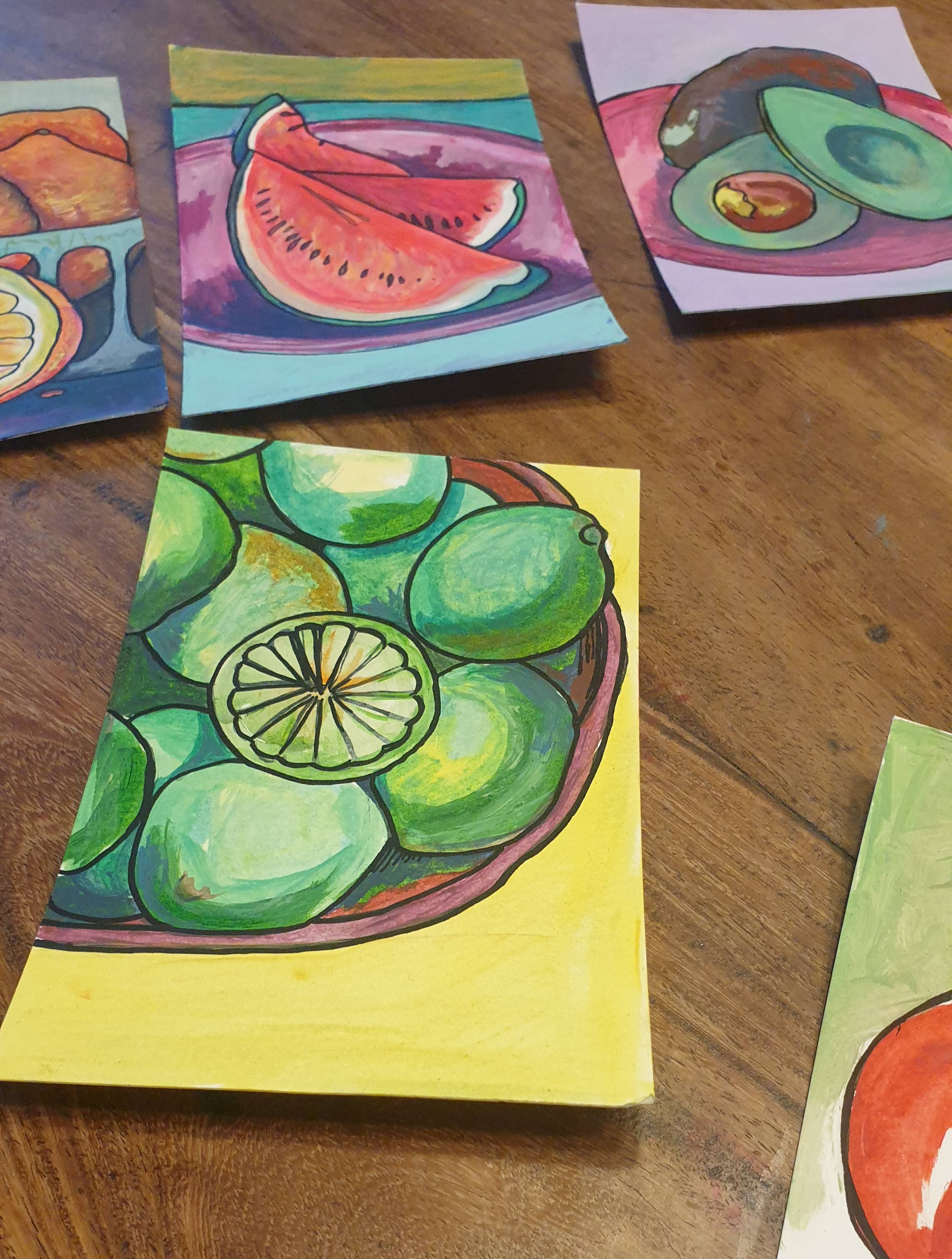 Plant Based Paintings - Wholesale Art Print - Lime - Art Print2