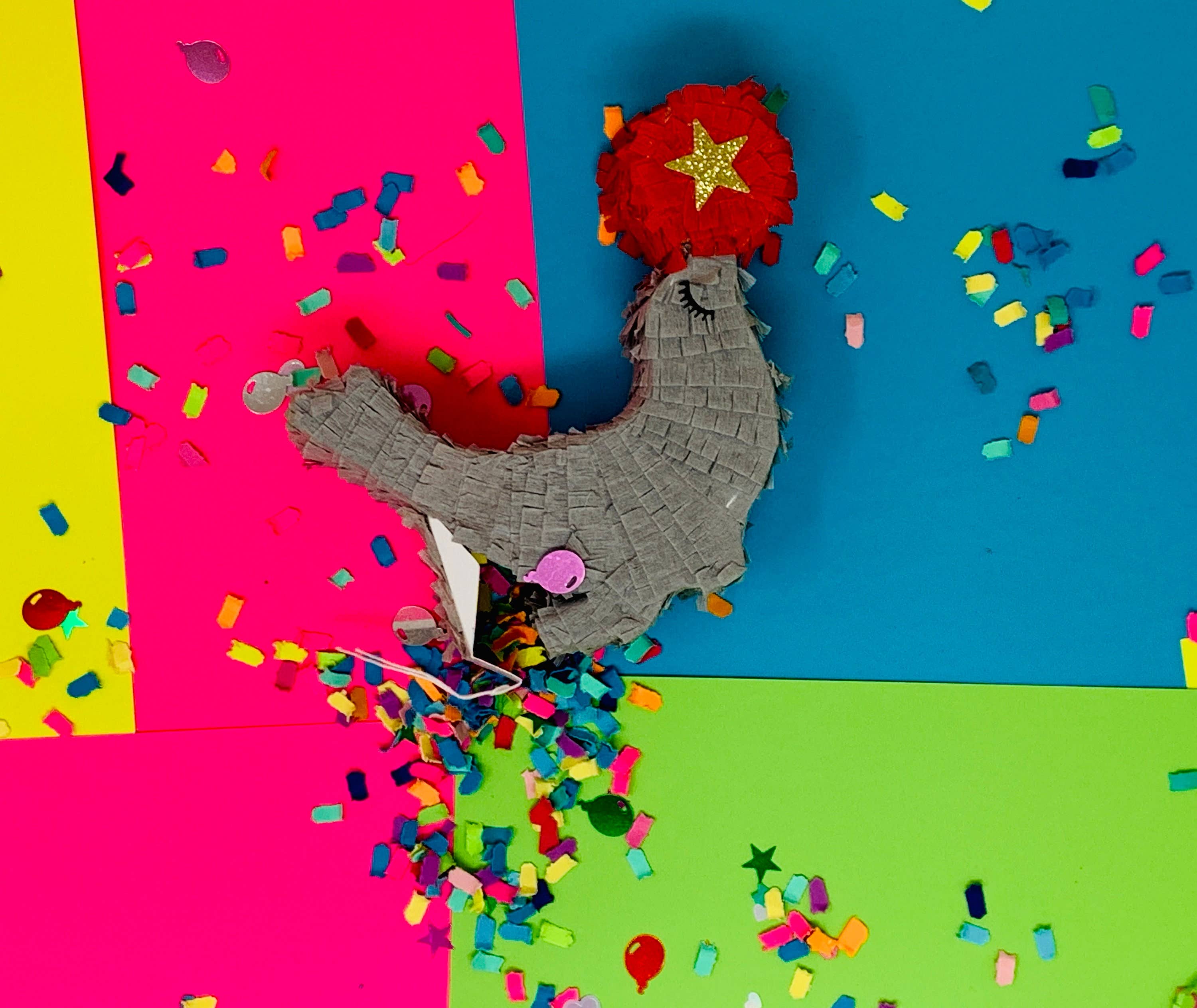 My Soiree Designs – wholesale Festgåva – Mini Piñatas med cirkustema, Cirkus Pinata, Clown Pinata, Hav6