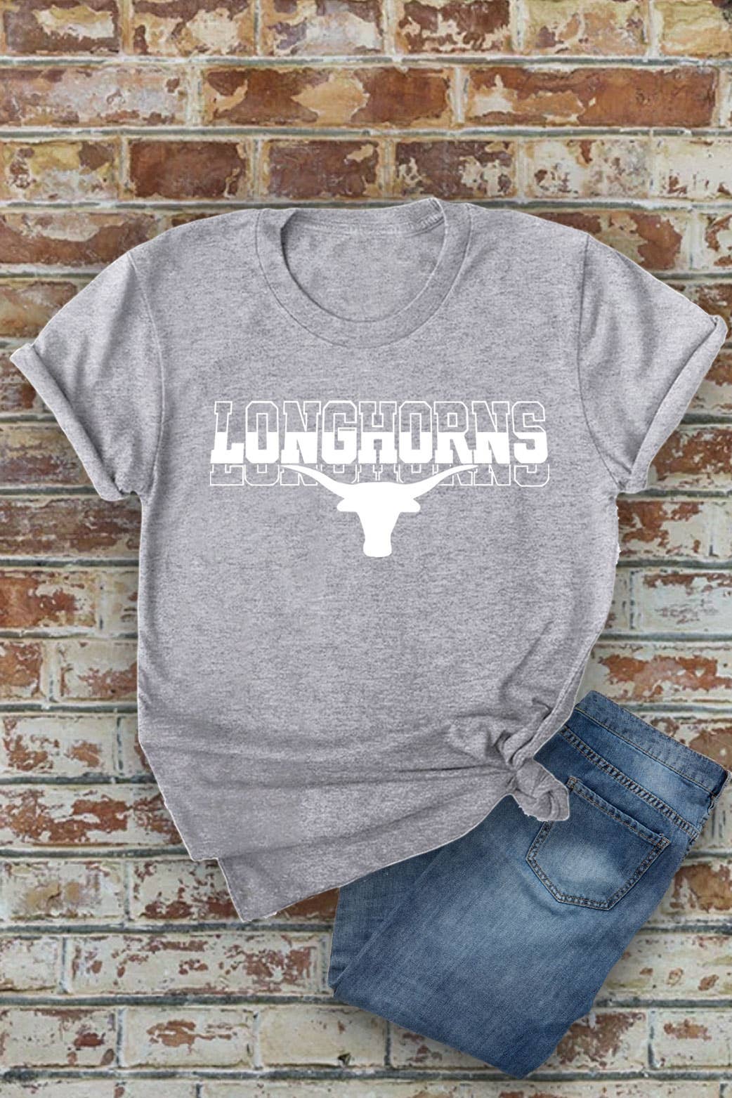 Top Avenue - Wholesale Screen Printed T-Shirt - Women's - Longhorns, Western, Rodeo, Unisex Round Neck T-Shirt7