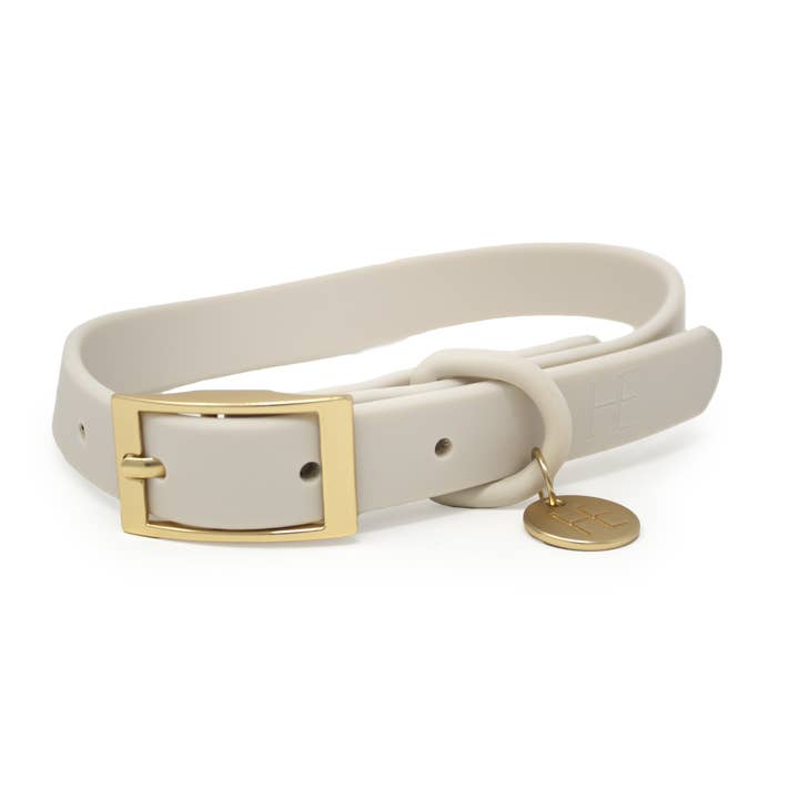 Oatmeal Latte 'All Weather' Dog Collar for wholesale by Hounds of Eden