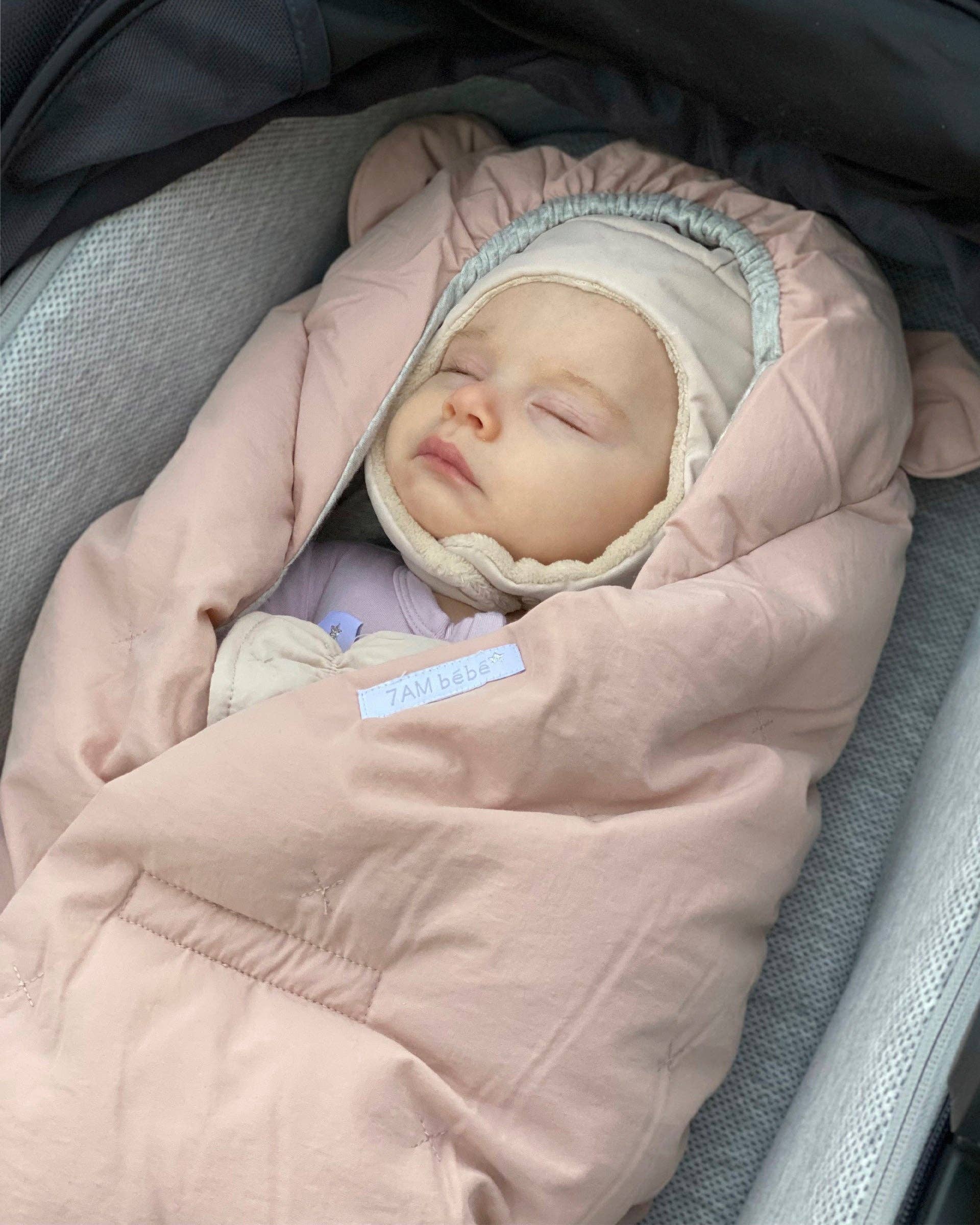 7AM Enfant - Vendita all'ingrosso Completino - Neonati - Set Cub - Airy | Guanto, cappello e coperta5