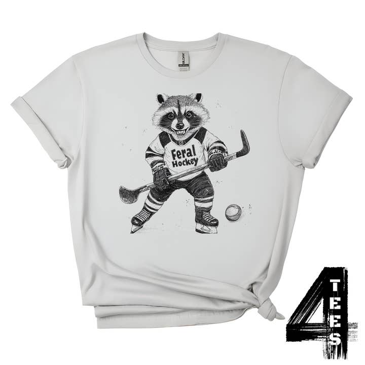 Cute Feral Hockey for wholesale by Tees-4