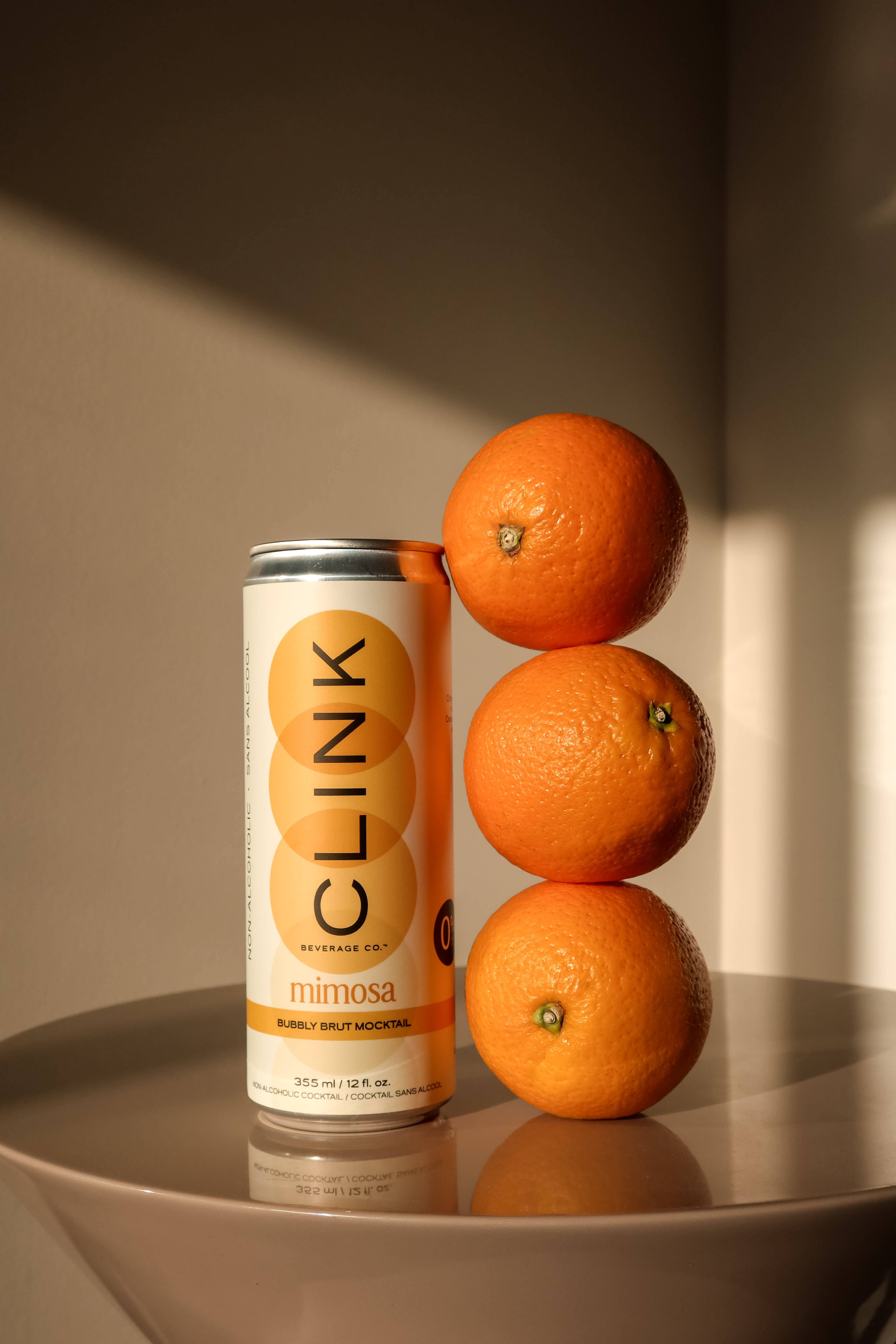 Clink Beverage Co. - Vente Apéritifs sans alcool/mocktails - Mocktail Brut Pétillant Mimosa2