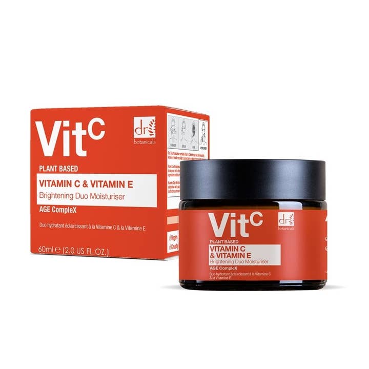 Vitamin C 1% & Vitamin E Brightening Duo Moisturiser 60ml for wholesale by Dr. Botancials | Anti-Ageing Vegan Skincare