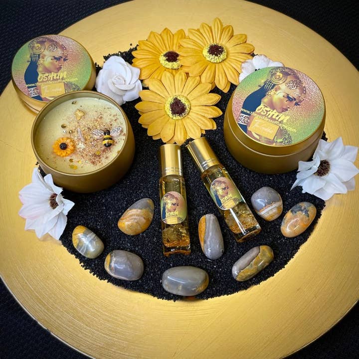 Oro Vela mágica de ofrenda espiritual de Oshun de venta al por mayor en Faire
