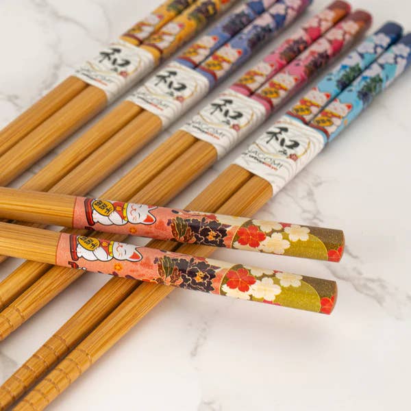 Urban Tokyo - Wholesale Chopsticks - 5 Piece Chopsticks Set Sakura4