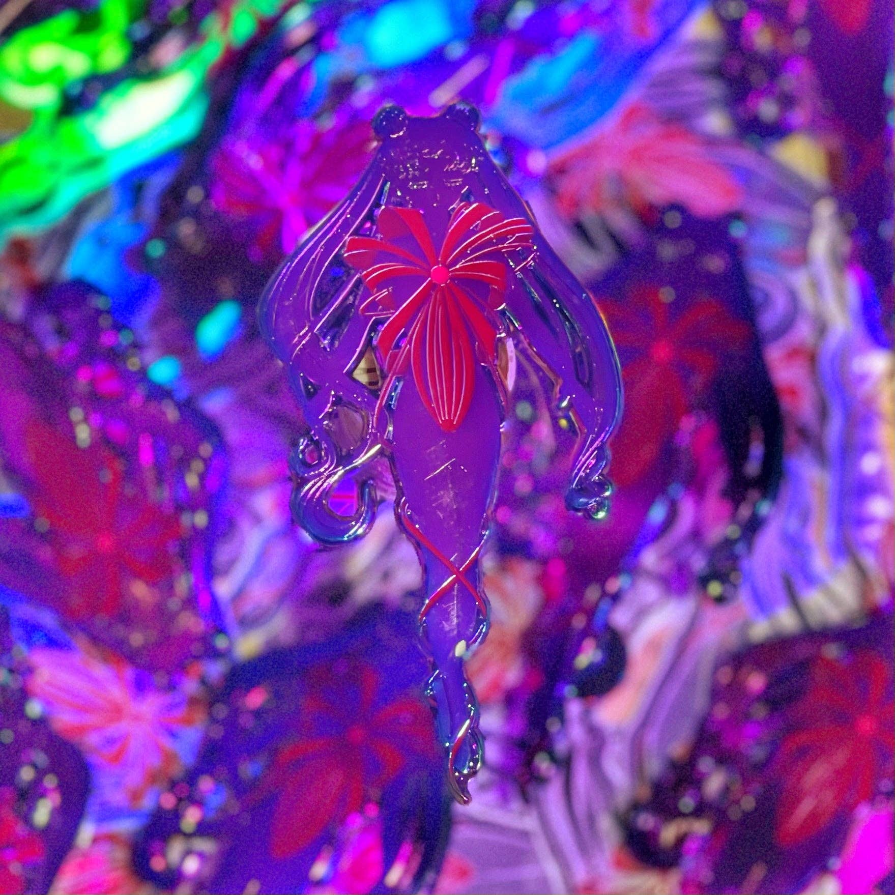 Thwwip Stickers - Wholesale Lapel pin/button - Crystal Kingdom- Magical Transformation Holo Enamel Pin2