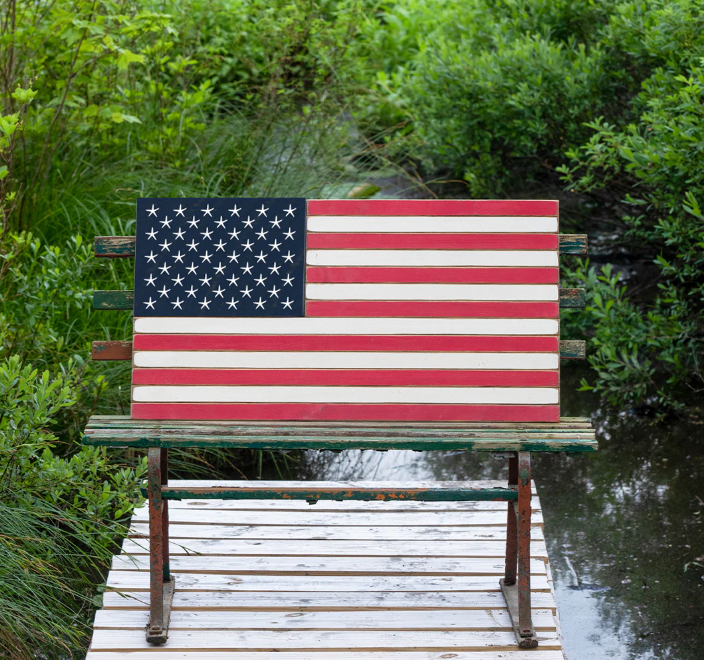 Rustic Marlin Personalized Home Decor - Wholesale Flag - 50 Starfish Wooden American Flag10