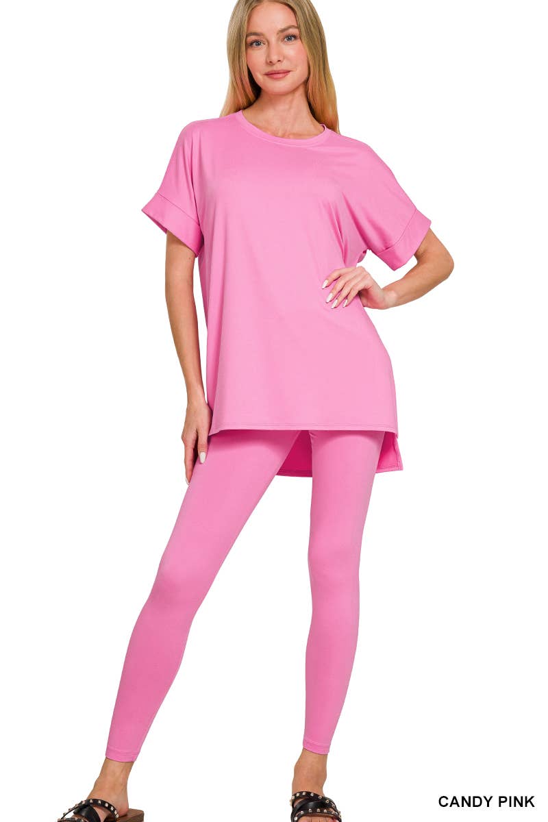 42POPS – Großhandel Loungewear-Set – Damen – Mikrofaser-Oberteil & Leggings 2-teiliges Set46