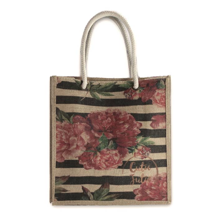 Sho Yu Jute Shopper for wholesale by Cutie Jutie