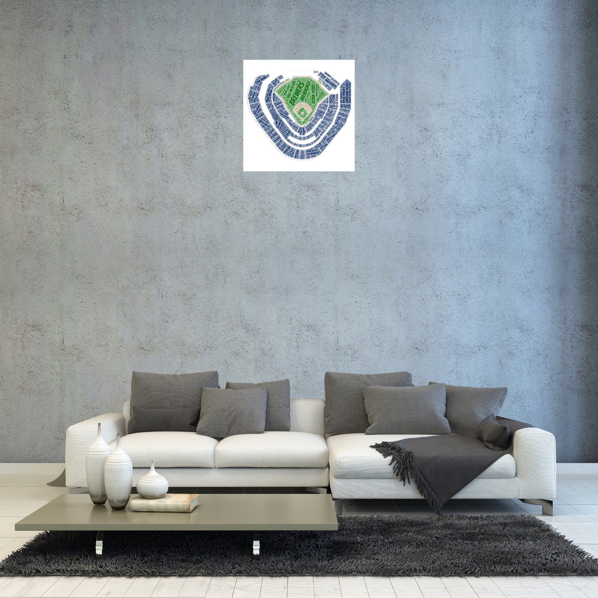 Quotables Geek Custom Designs - Wholesale Poster - Milwaukee Baseball - Stadium Edition3