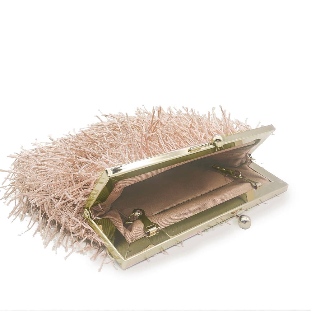 Belle Trading Ltd – Bolsa - Mulher por atacado – Clutch Louise com Fecho de Pressão e Brilho2