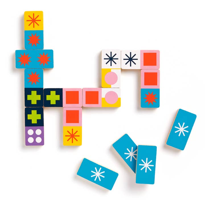 Chronicle Books - Wholesale Dominoes - Jonathan Adler Helsinki Wood Domino Set