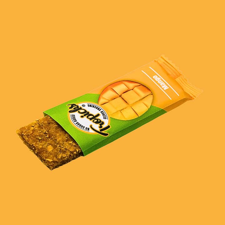 Fabmundo - Wholesale Dried/Dehydrated Fruit - Tropicks Mango Fruit Bars – Case of 20, Just Fruit!1