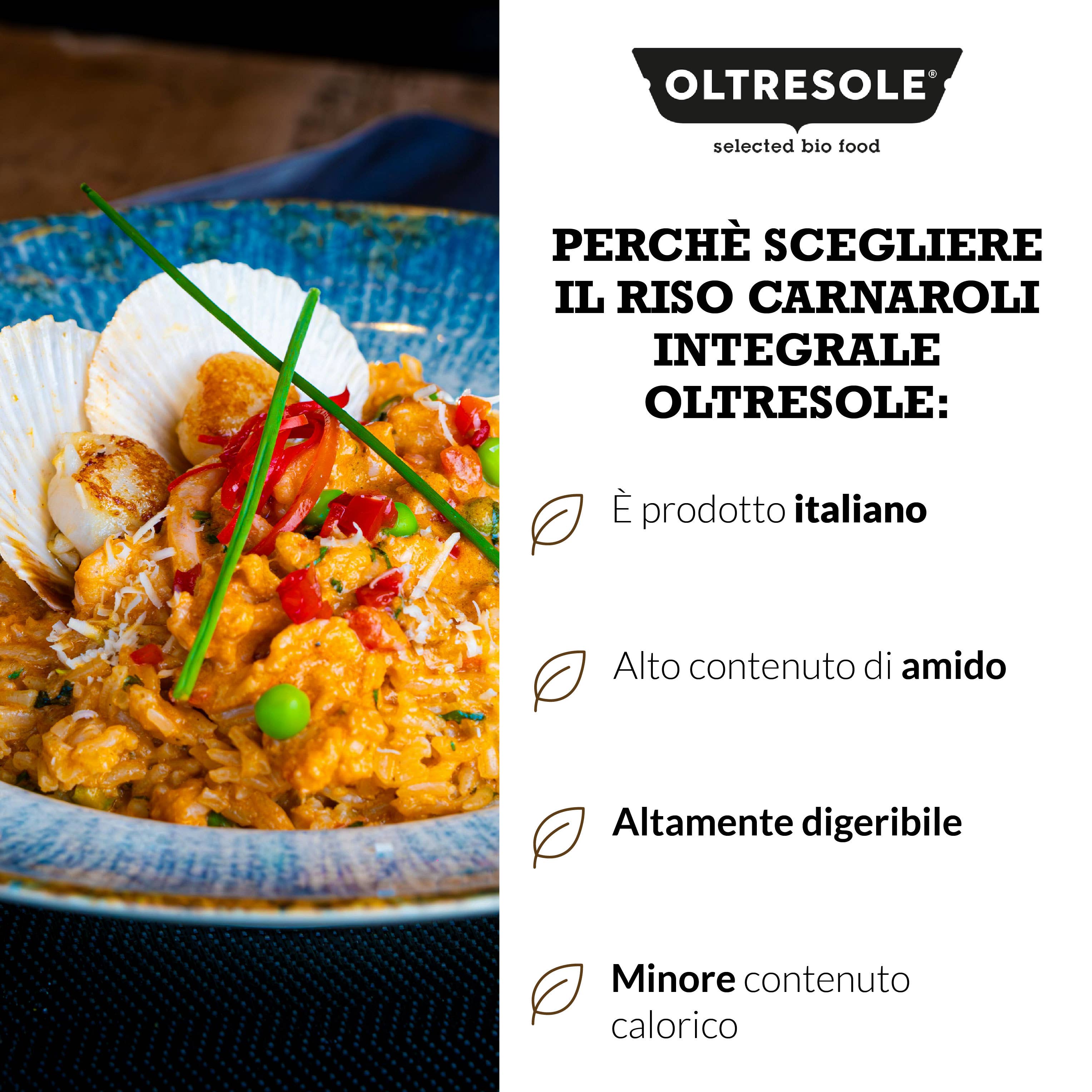 Oltresole - Wholesale Rice - CARNAROLI BROWN RICE 1 Kg5