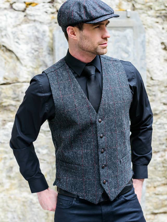 Chaleco tweed 31 para venta al por mayor de Mucros Weavers