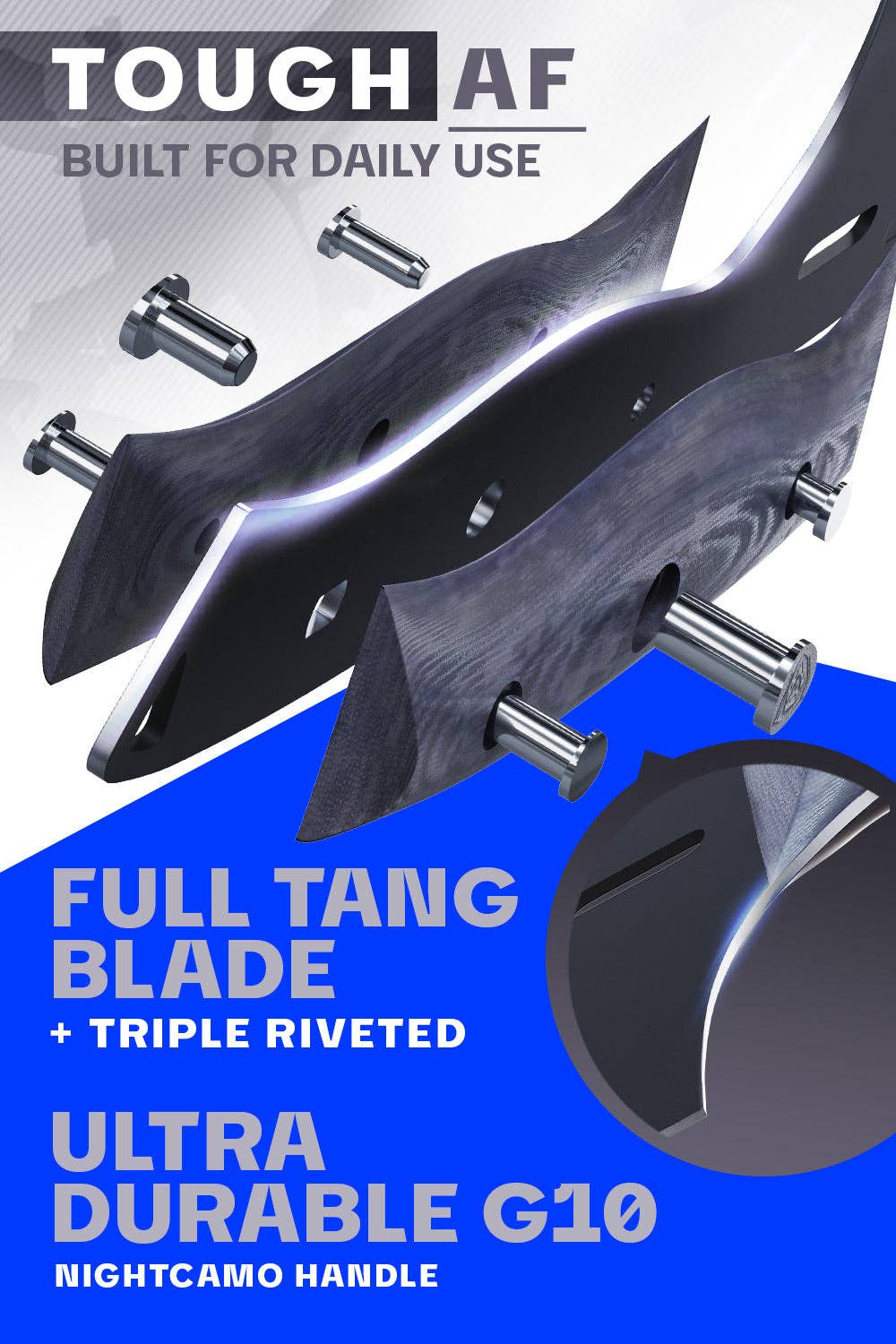 Dalstrong - Vente Couteau de cuisine/multi-usage - Couteau Cleaver 7" | Série Delta Wolf | Dalstrong ©2