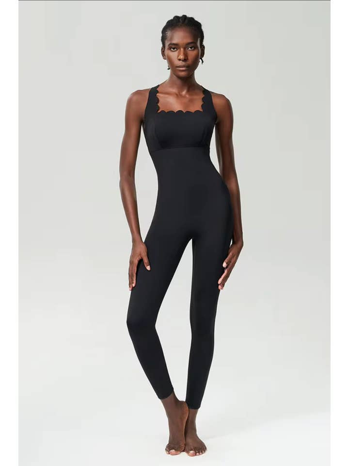 Belsize Activewear – wholesale Unitard – Women′s – Scallop jumpsuit 6