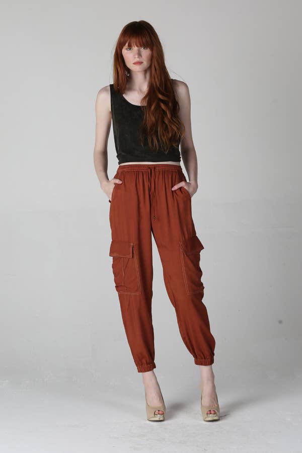ANGIE - Wholesale Lounge Sweatpants/Joggers - Women's - 25R36-ASIS CARGO JOGGER PANTS22