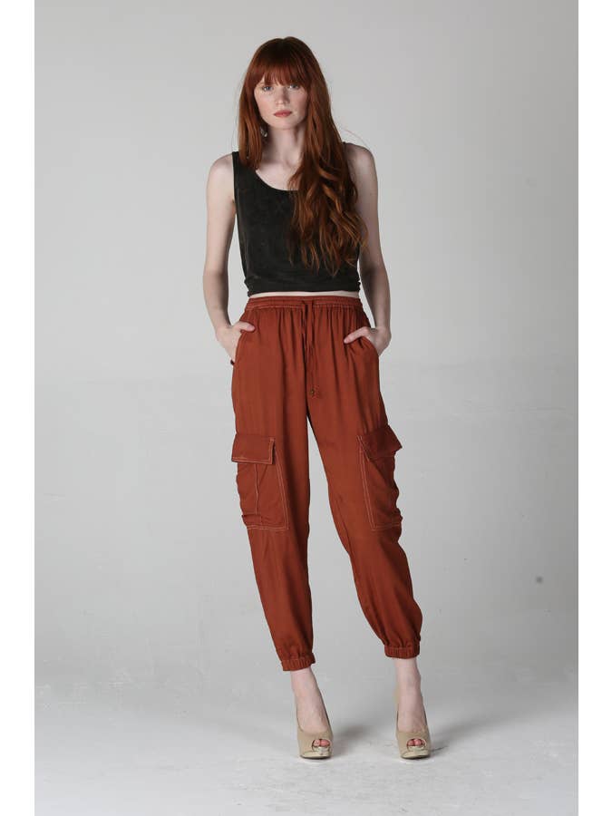 ANGIE - Wholesale Lounge Sweatpants/Joggers - Women's - 25R36-ASIS CARGO JOGGER PANTS22