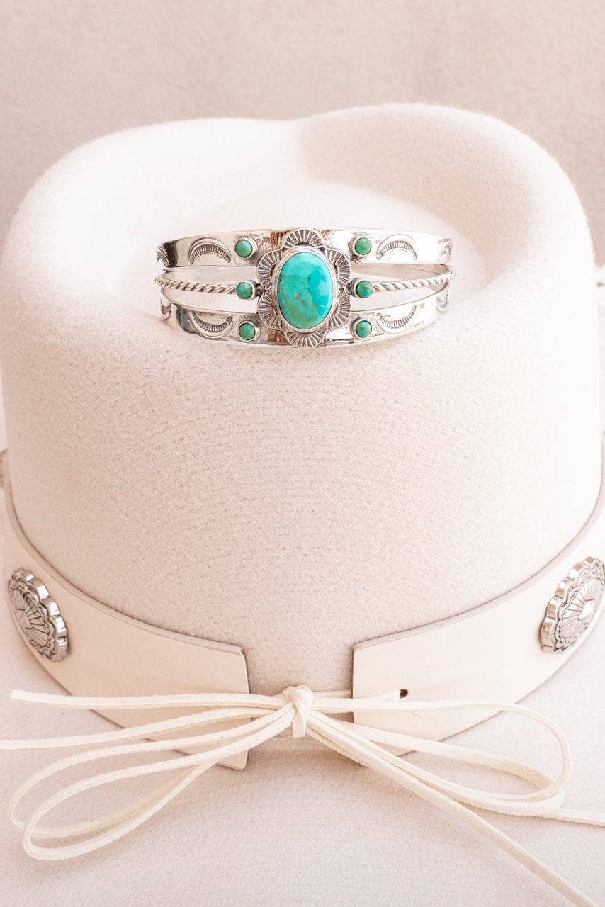 Krush Kandy - Vente Bracelet manchette - Bracelet Manchette en Argent Sterling Stagecoach avec Pierre1