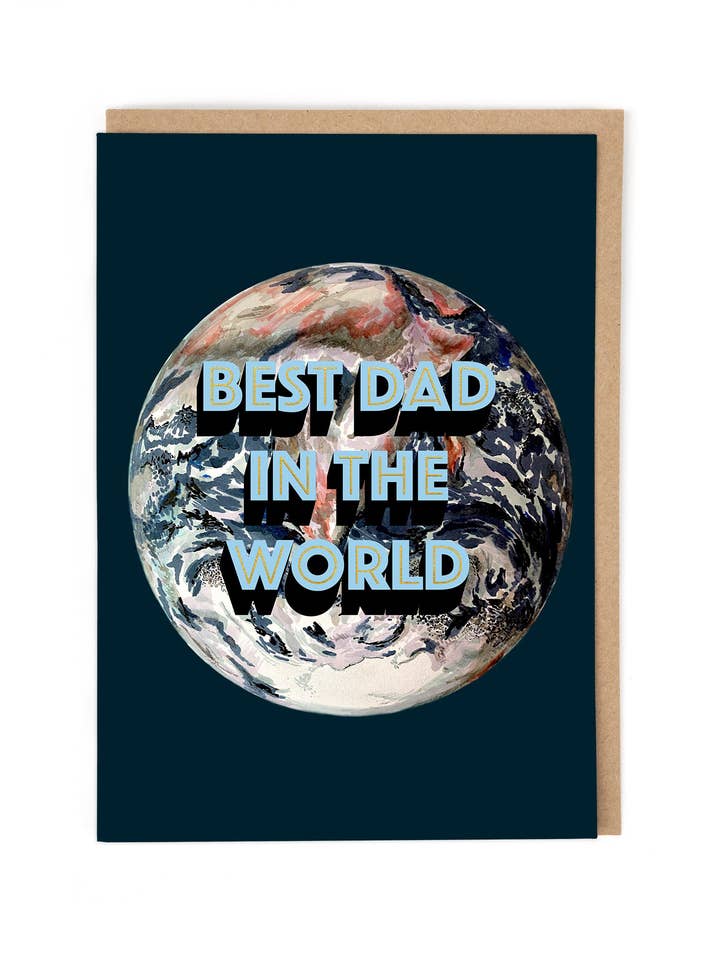 BEST DAD IN THE WORLD for wholesale by Cath Tate Cards