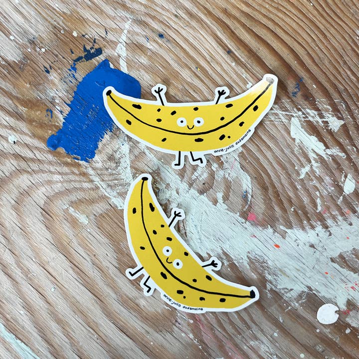 Anne-Julie Dudemaine - Wholesale Sticker - Autocollant banane sympathique1