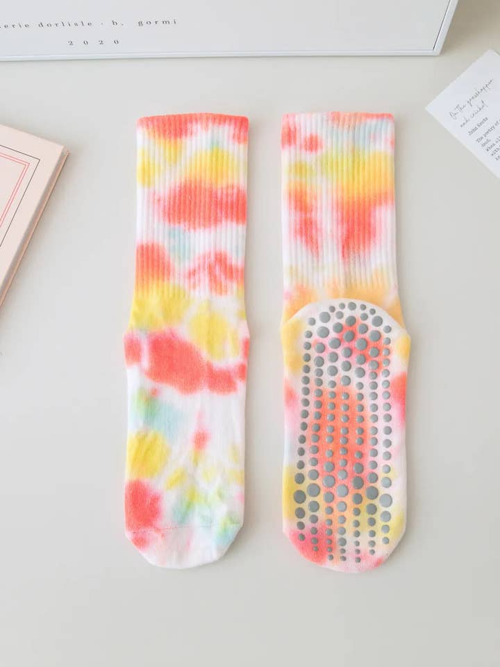 Marc JoJo - Wholesale Socks - Women's - 🧘 ♂️ Tie-Dye Non-Slip Socks – Yoga & Pilates6