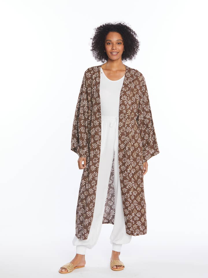 Palm Kimono for wholesale by Skemo
