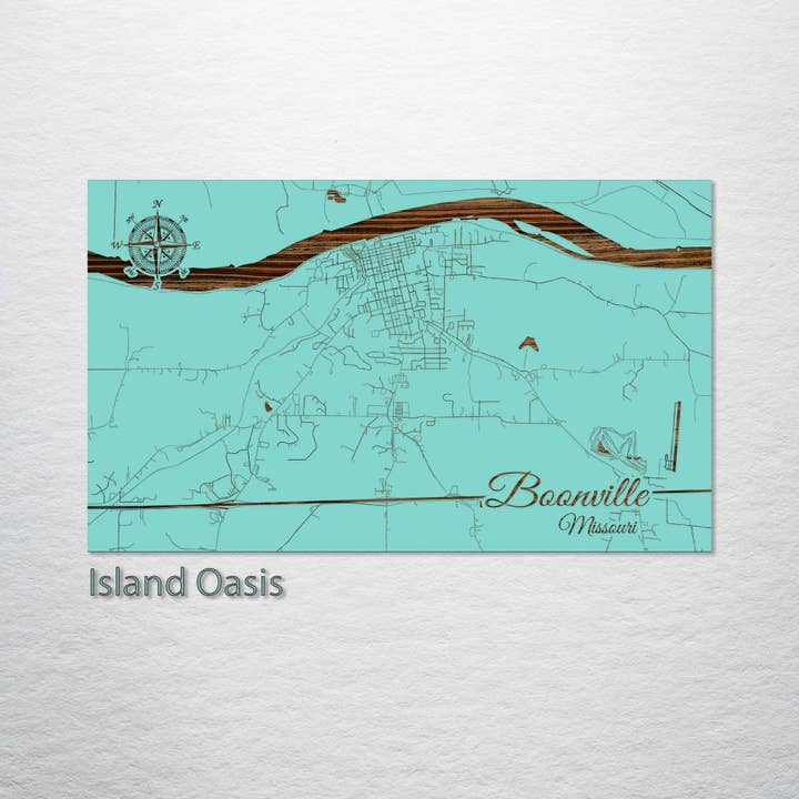 Fire & Pine - Vendita all'ingrosso Mappe - Missouri: mappa di Boonville Street1