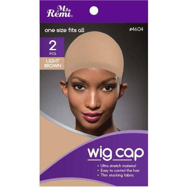 Wholesale Ms. Remi Wig Cap 2Pc Light Brown for your store - Faire