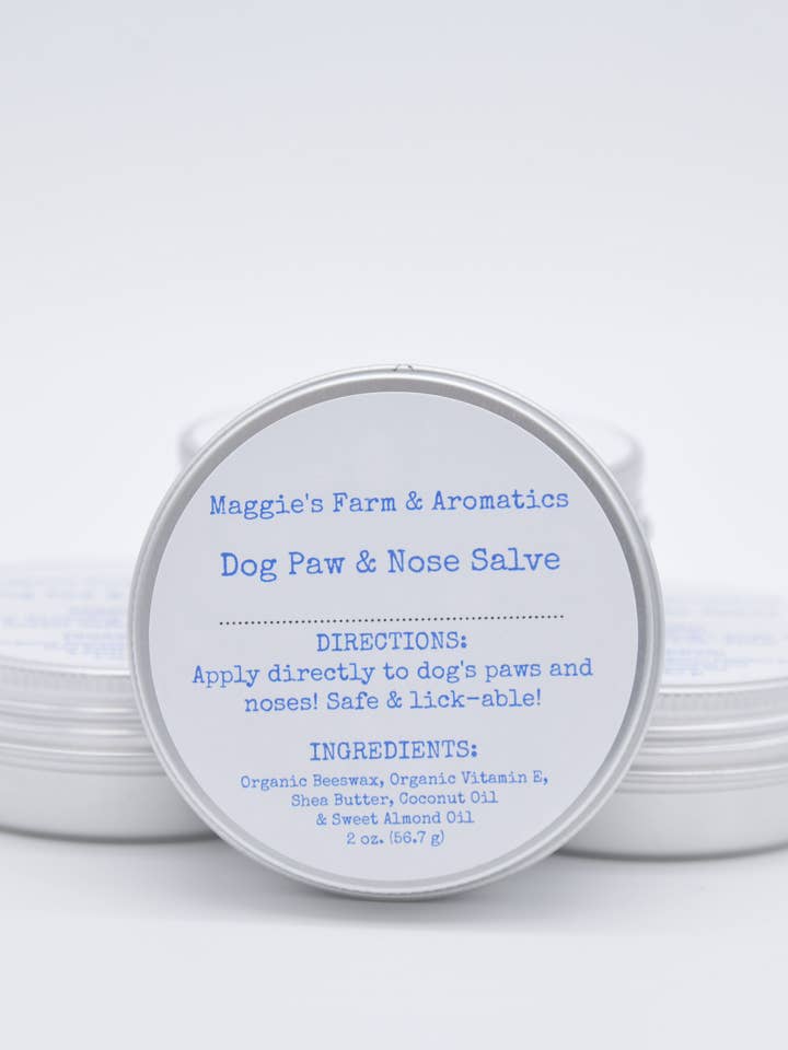 Dog Paw and Nose Balm for wholesale by Maggie's Farm & Aromatics