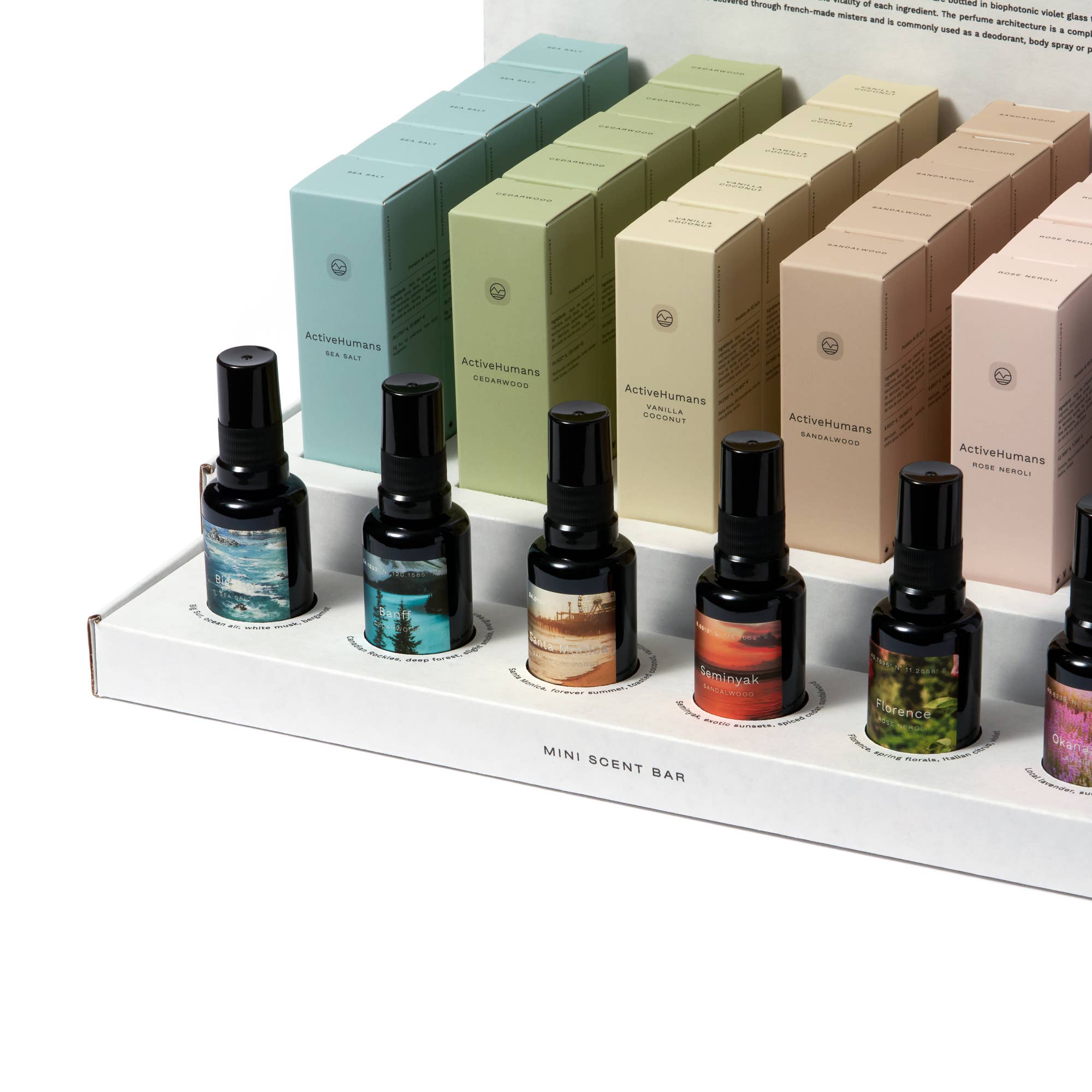 activehumans - Wholesale Deodorant - Unisex - *Bestseller* MINI SCENT BAR DISPLAY Fully Loaded1