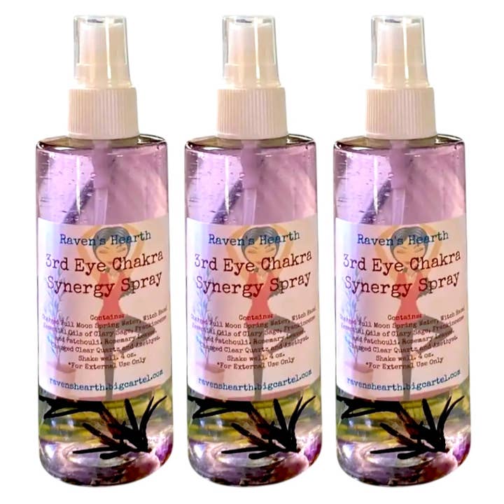 Spray de Defumação Terceiro Olho | Chakra | Incenso & Rosa por atacado de Raven’s Hearth