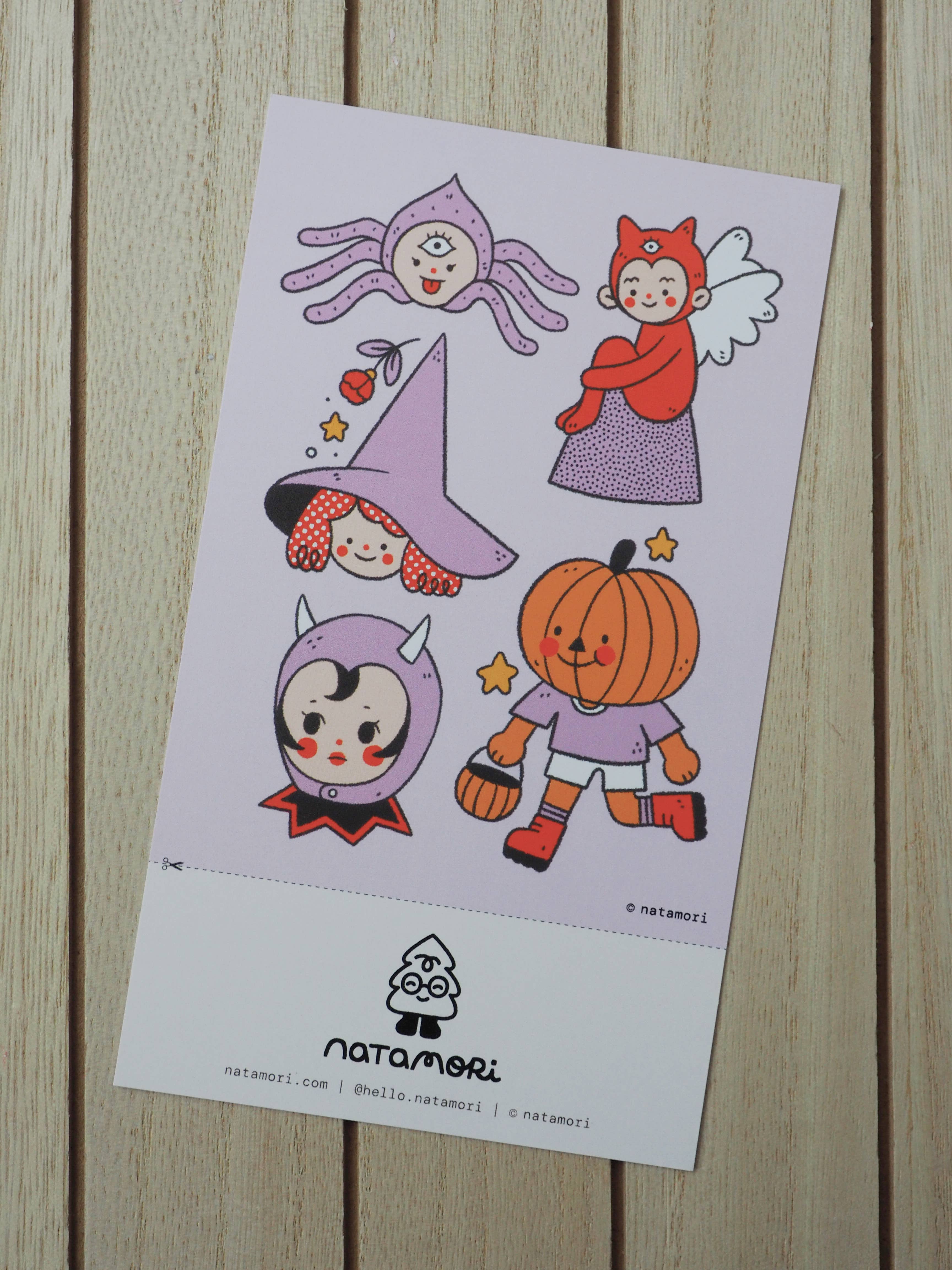 natamori - Wholesale Sticker - Spooky • Sticker Sheet4