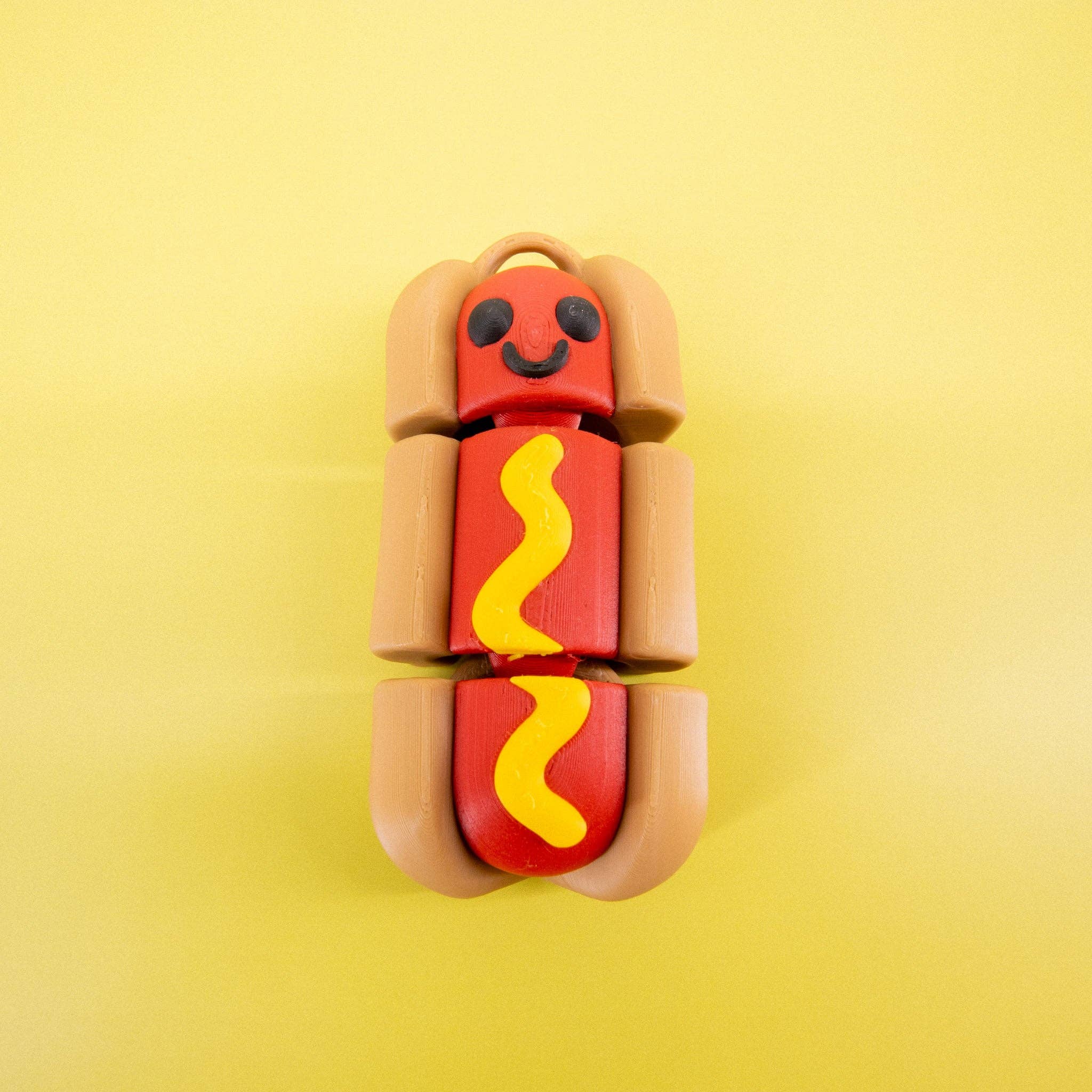 Super Fantastic - Vente Fidget/jouet anti-stress – enfant - Porte-clés Nourriture Fidget Hotdog4
